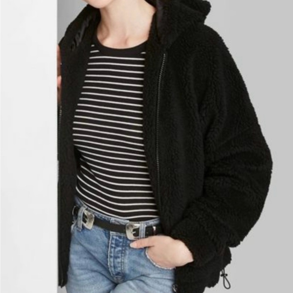 Wild Fable Black Fleece Jacket